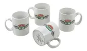 Set 4 kusů hrnečků na espresso Přátelé – Central Perk