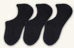 3 páry ponožek do tenisek | Velikost: 35-38 | Černá