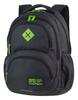 Batoh Coolpack DART XL | Černá se zelenými prvky