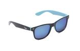 Černo-modré brýle Kašmir Wayfarer WD10 - skla modrá zrcadlová