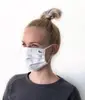 Dámská bavlněná rouška Kašmir – Bílá