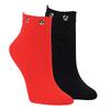 2x dámské ponožky černá, červená 1529418 | Velikost: 35-38