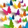 Dětské samolepky na zeď - 3D barevní motýlci
