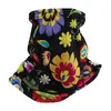 Multifunkční nákrčník vzor 105 Folk Black | Černá