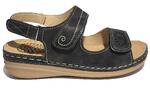 Pohodlné dámské sandále Koka typ 2 | Velikost: 37 | Černá