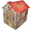 Kartonový domeček – barevně potištěný | Velikost: 220 x 185 x 220 mm