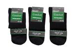 6 párů bavlněných ponožek (3/4 výška) | Velikost: 35-38 | Černá