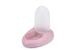 Plastová miska se zásobníkem na vodu či granule (růžová) | Objem: 1 500 ml