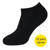 12 párů pánských ponožek | Velikost: 40–43 | Černá