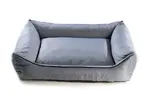 Obdélníkový psí pelech Agri (90 x 70 cm), polyester – šedá