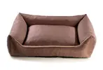 Obdélníkový psí pelech Agri (80 x 65 cm), polyester – světle hnědá