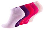 5 párů dámských kotníkových ponožek - růžové tóny | Velikost: 35-38