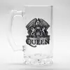 Skleněný korbel Queen