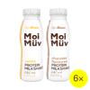 6× proteinový milkshake MoiMüv | Příchuť: Čokoláda + Vanilka