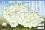 Stírací mapa golfových hřišť