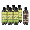6× Kombucha Limetka a zázvor BIO + 1× Kombucha Káva
