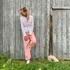 Harémové kalhoty | Velikost: univerzální | Lososová