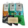 3 páry pánských vysokých Tetris ponožek More | Velikost: 39-42