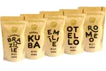 Balíček 5 nejprodávanějších káv (1000 g) | Typ: Zrnková