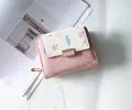 Peněženka s kvítky | Světle růžová