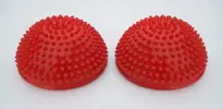 Balanční čočka 16 cm- masáž chodidel ježek - červená