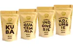Balíček 4 prémiových odrůdových káv (800 g) | Typ: Zrnková