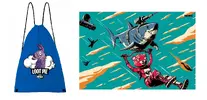 Vak na záda Loot Me + plakát - Laser Shark