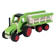 Dřevěný traktor s návěsem na dřevo