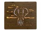 Slon - obrazové svítidlo 65 x 55 cm