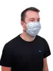 Pánská bavlněná rouška Kašmir RM03 – Šedá (šňůrky)