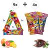 9× 30 g – Wow Fruit Mix tyčinek + 4× 30 g – Ovocné kostičky Wow Fruit