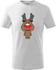Dětské tričko Sobík Rudolf | Velikost: 110 cm | Bílá