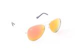 Stříbrné brýle Kašmir Pilot P08 – skla oranžová zrcadlová