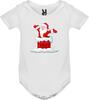 Dětské body tričko Santa v komínu | Velikost: 3 měsíce (62–67 cm) | Bílá
