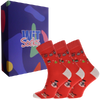 Dárkový set - 3 páry klasických ponožek Vánoce | Velikost: 35-38