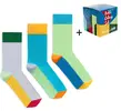 Sada (3 páry) Bold Colors + dárkový box | Velikost: 36-41