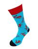 Pánské ponožky Skútre | Velikost: 44-47 | Modrá