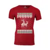 Tričko pánské Red Reindeers Gone Wild | Velikost: S | Červená