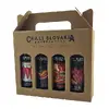 Čtyřdílné dárkové balení chilli omáček (hnědé, mild hot – jemně pálivé)