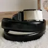 Pánský kožený pásek s automatickou přezkou C3 | Velikost: 90 cm | Černá