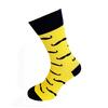 Pánské ponožky Vousy | Velikost: 44-47 | Žlutá