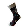 Pánske ponožky Noty | Velikost: 40-43 | Černá