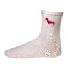 Dámské ponožky Kašmir Original DW02 bílá/růžová | Velikost: 35-38