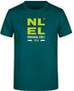 Pánské triko Nell Abel petrol - varianta B | Velikost: S | Modro zelená