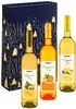 Set 3 vín: Ananas, Pomeranč a Citron | Balení: Zimní kouzlo