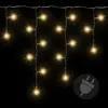 Vánoční světelný déšť - 5m, 144 LED, teplá bílá
