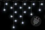 Vánoční světelný déšť - 5m, 144 LED, studená bílá
