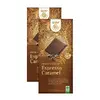 2x Bio mléčná čokoláda s kousky espressa a karamelu, 100 g