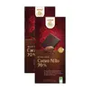 2x 70% bio hořká čokoláda s kousky kakaa, 100 g