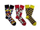 Dárková sada barevných ponožek SOXIT - obrazce | Velikost: 36-40